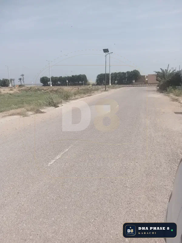 500 Sq Yd Residential Plot for Sale in Zone C, DHA Phase 8 | Corner Location