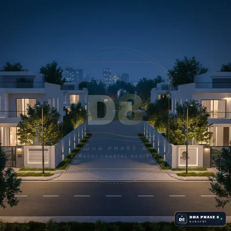 500 Sq Yd Residential Plot for Sale in Zone B, DHA Phase 8 | Corner Location