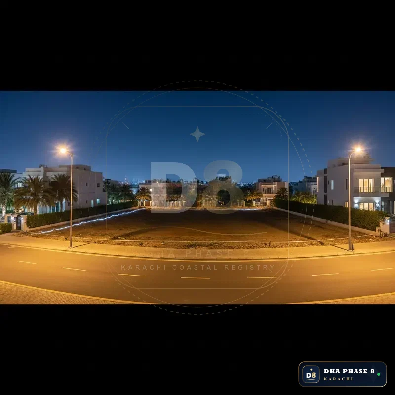 500 Sq Yd Residential Plot for Sale in Zone D, DHA Phase 8