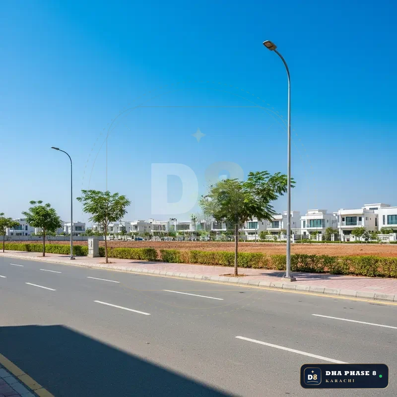 500 Sq Yd Residential Plot for Sale in Zone E, DHA Phase 8