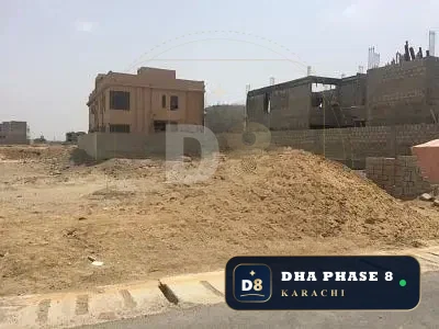 500 Sq Yd Residential Plot for Sale in Zone D, DHA Phase 8 | Corner Location
