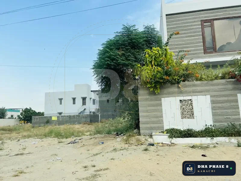 500 Sq Yd Residential Plot for Sale in Phase 8, DHA Phase 8 | West Open