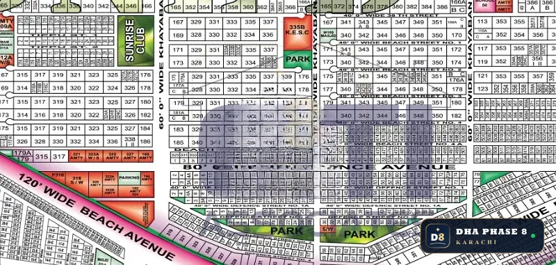 4,000 Sq Yd Residential Plot for Sale in Phase 8, DHA Phase 8