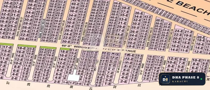 300 Sq Yd Residential Plot for Sale in Phase 8 Extension, DHA Phase 8 | Corner Location