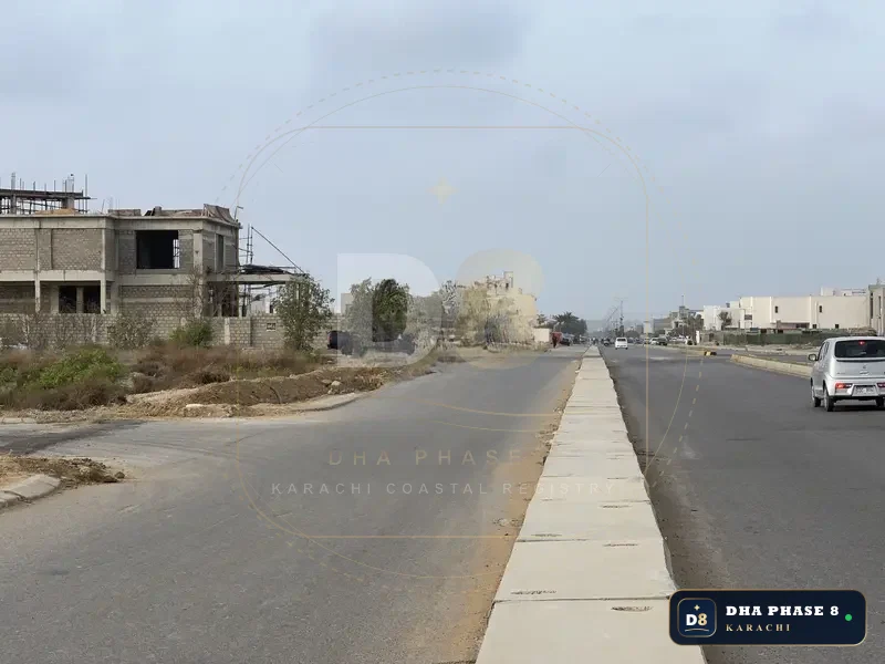 1,000 Sq Yd Residential Plot for Sale in Zone E, DHA Phase 8 | Corner Location