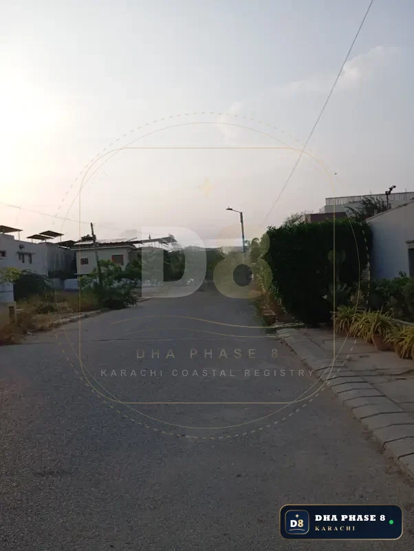 500 Sq Yd Residential Plot for Sale in Zone A, DHA Phase 8 | West Open
