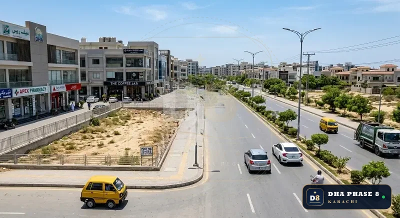 200 Sq Yd Commercial Plot for Sale in Peninsula Commercial, DHA Phase 8