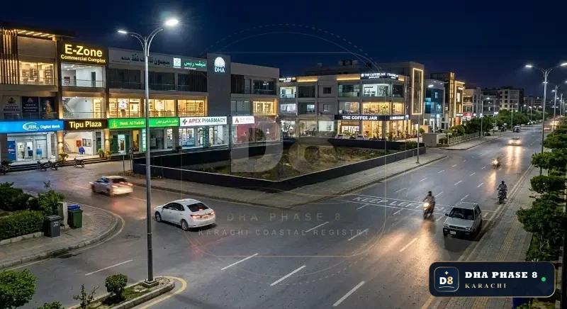 200 Sq Yd Commercial Plot for Sale in Peninsula Commercial, DHA Phase 8