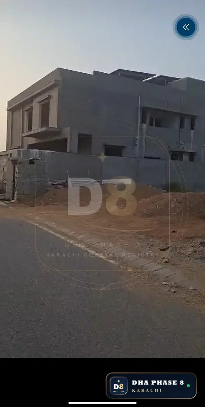 1,000 Sq Yd Residential Plot for Sale in Zone E, DHA Phase 8 | West Open