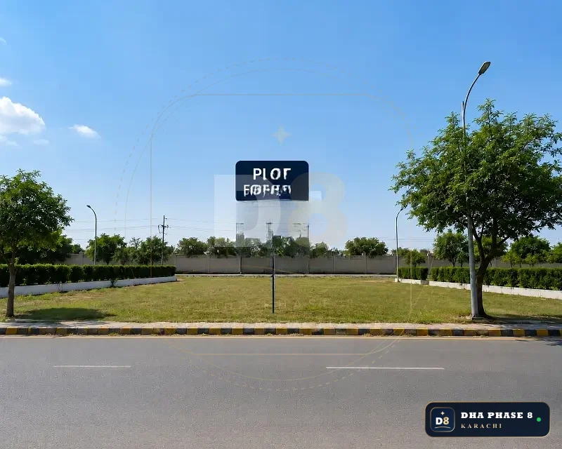 2,000 Sq Yd Residential Plot for Sale in Khayaban-e-Faisal, DHA Phase 8 | Corner Location