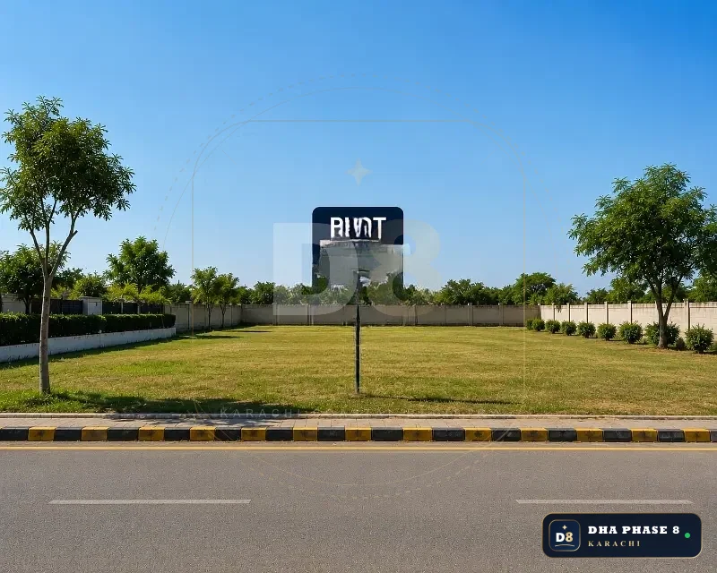 2,000 Sq Yd Residential Plot for Sale in Zone E, DHA Phase 8 | Corner Location