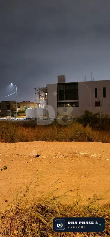 1,000 Sq Yd Residential Plot for Sale in Phase 8, DHA Phase 8 | Direct Sea View