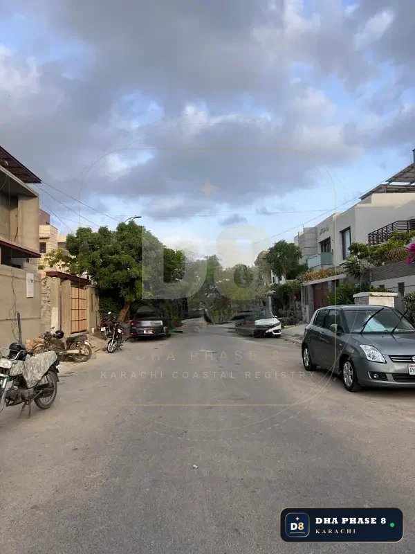 500 Sq Yd Residential Plot for Sale in Zone B, DHA Phase 8 | Corner Location