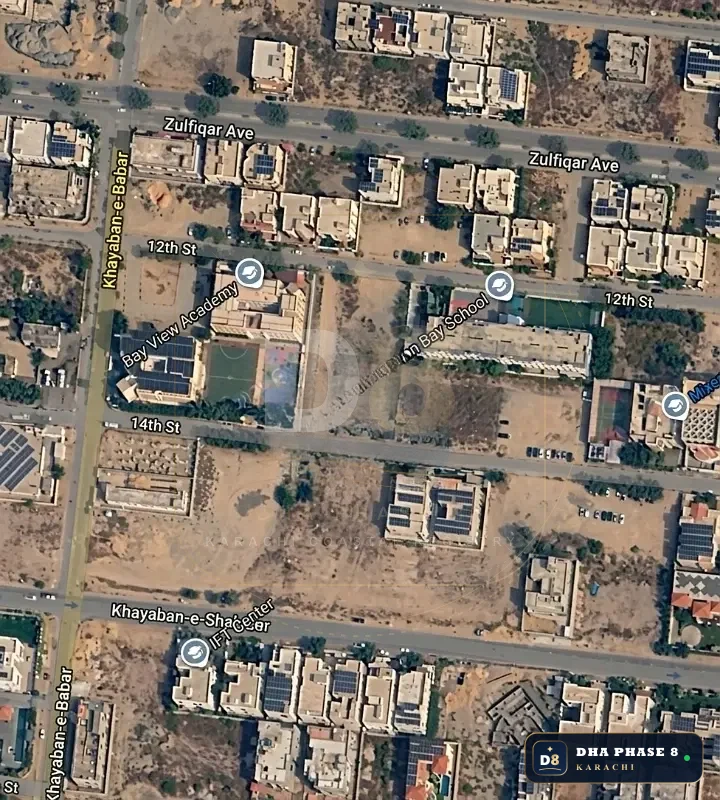 4,000 Sq Yd Residential Plot for Sale in Zone B, DHA Phase 8 | Corner Location