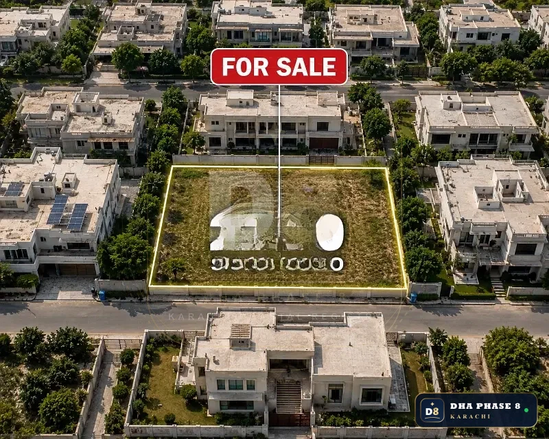 2,000 Sq Yd Residential Plot for Sale in Zone A, DHA Phase 8