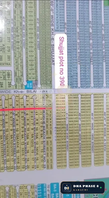 500 Sq Yd Residential Plot for Sale in Phase 8, DHA Phase 8