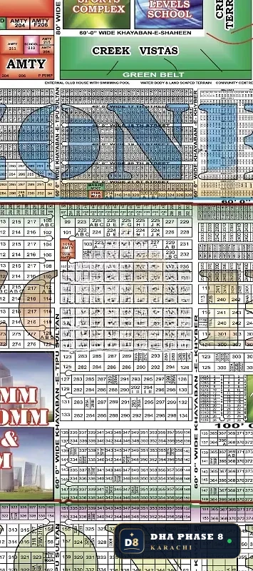 1,000 Sq Yd Residential Plot for Sale in Phase 8, DHA Phase 8