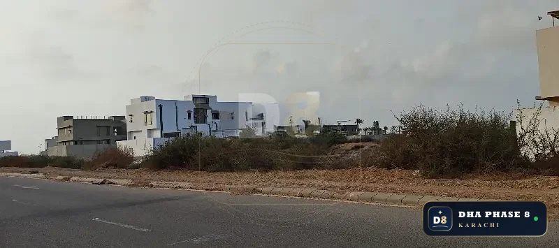 500 Sq Yd Residential Plot for Sale in Phase 8, DHA Phase 8 | West Open