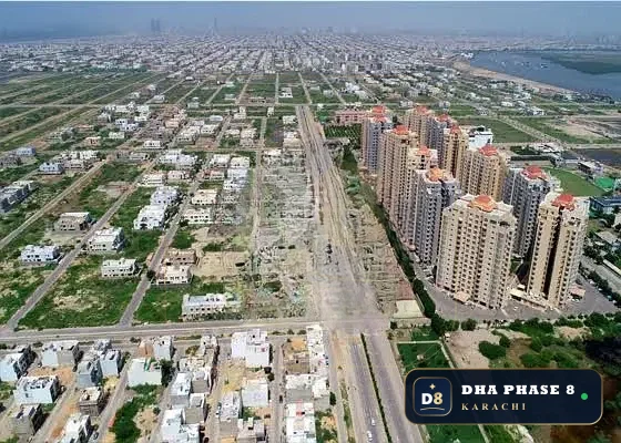 500 Sq Yd Residential Plot for Sale in Phase 8, DHA Phase 8 | West Open