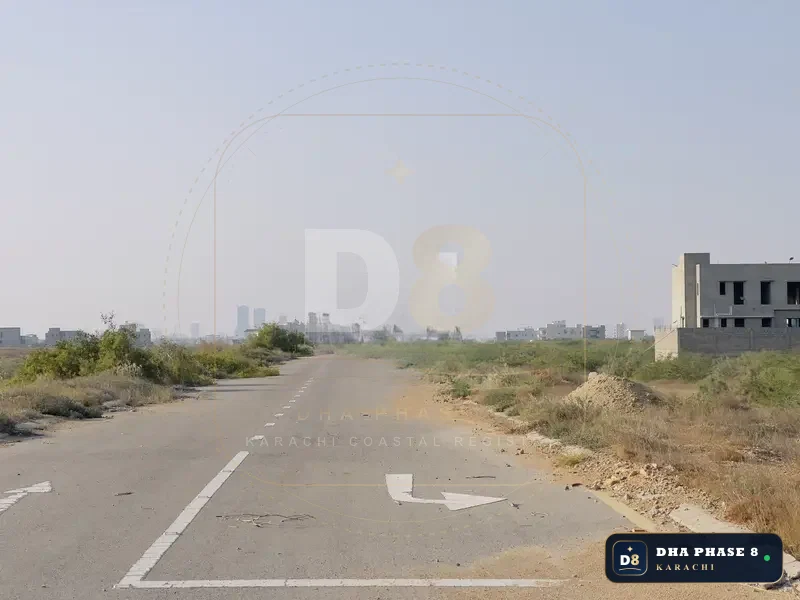 500 Sq Yd Residential Plot for Sale in Zone E, DHA Phase 8 | West Open