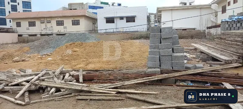 500 Sq Yd Residential Plot for Sale in Zone A, DHA Phase 8 | Corner Location