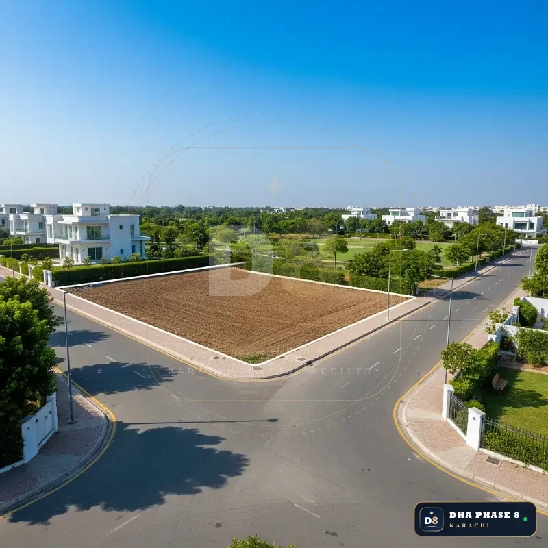 1,000 Sq Yd Residential Plot for Sale in Zone E, DHA Phase 8