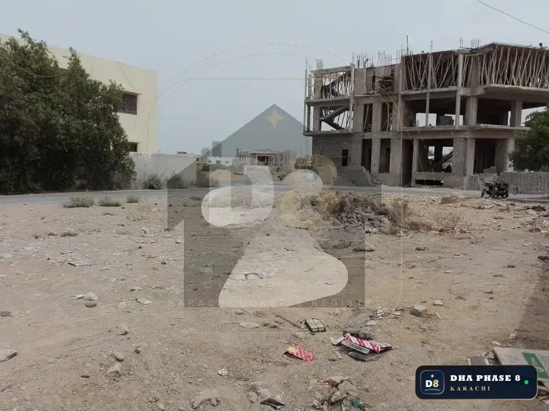 500 Sq Yd Residential Plot for Sale in Phase 8, DHA Phase 8 | West Open