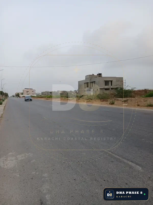 500 Sq Yd Residential Plot for Sale in Phase 8, DHA Phase 8 | Corner Location