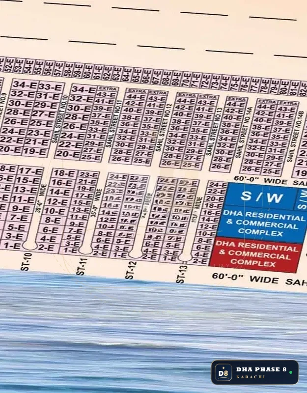 300 Sq Yd Residential Plot for Sale in Phase 8 Extension, DHA Phase 8