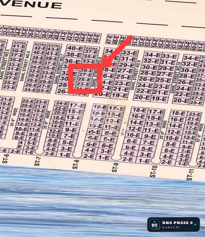 300 Sq Yd Residential Plot for Sale in Phase 8 Extension, DHA Phase 8