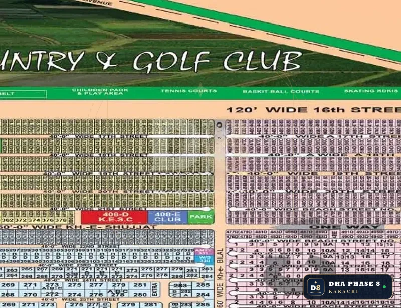 500 Sq Yd Residential Plot for Sale in Zone C, DHA Phase 8