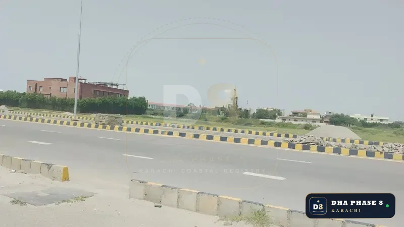 500 Sq Yd Residential Plot for Sale in Zone D, DHA Phase 8 | West Open