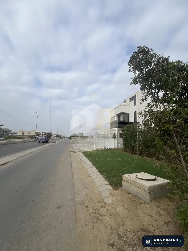 500 Sq Yd Residential Plot for Sale in Zone B, DHA Phase 8 | West Open