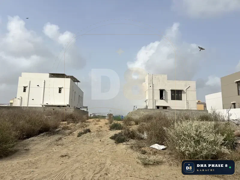 500 Sq Yd Residential Plot for Sale in Zone B, DHA Phase 8 | West Open