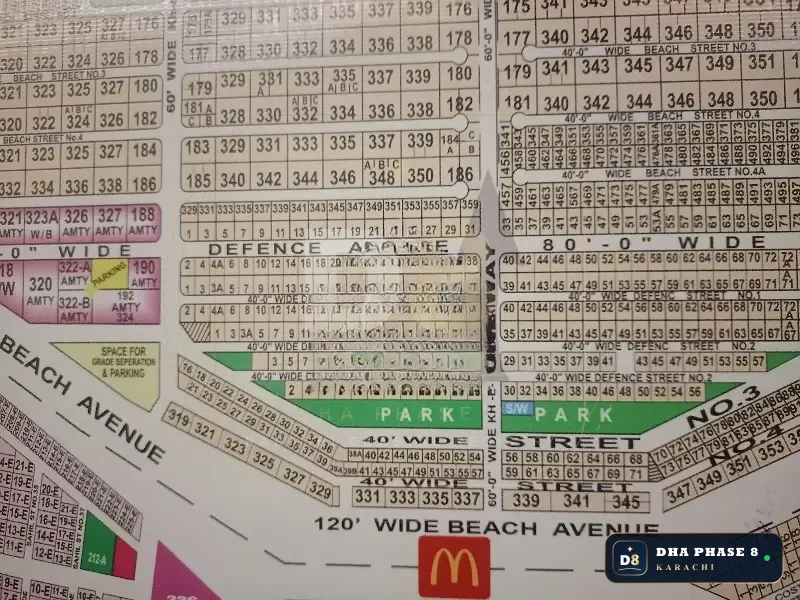 500 Sq Yd Residential Plot for Sale in Phase 8, DHA Phase 8