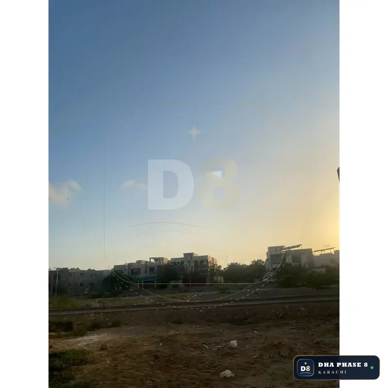 500 Sq Yd Residential Plot for Sale in Zone D, DHA Phase 8 | Corner Location