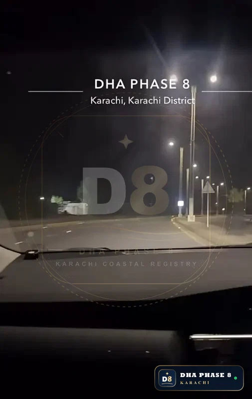 500 Sq Yd Residential Plot for Sale in Zone E, DHA Phase 8 | Corner Location