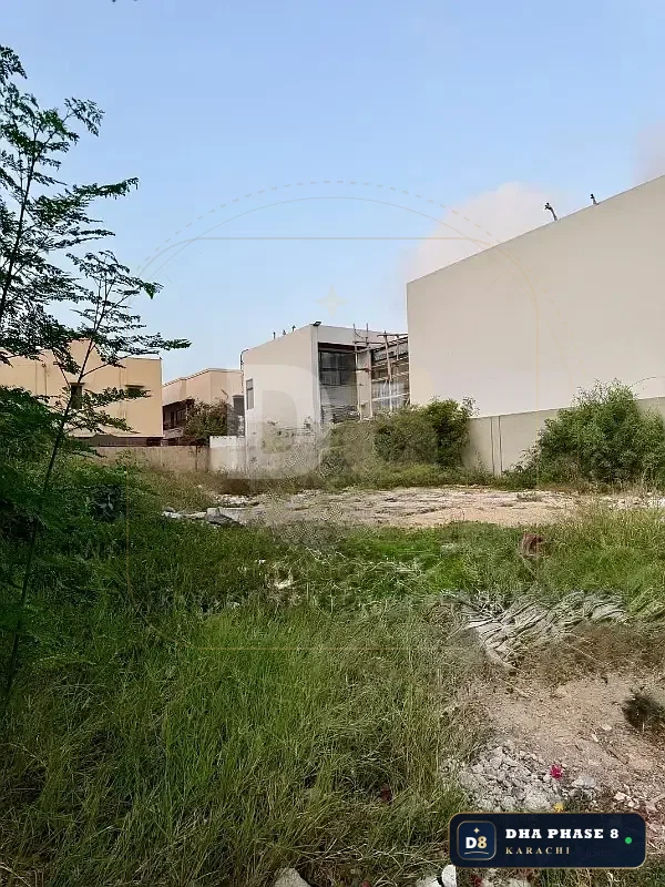500 Sq Yd Residential Plot for Sale in Zone E, DHA Phase 8 | Corner Location
