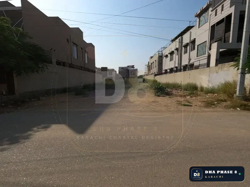 500 Sq Yd Residential Plot for Sale in Phase 8, DHA Phase 8 | Corner Location