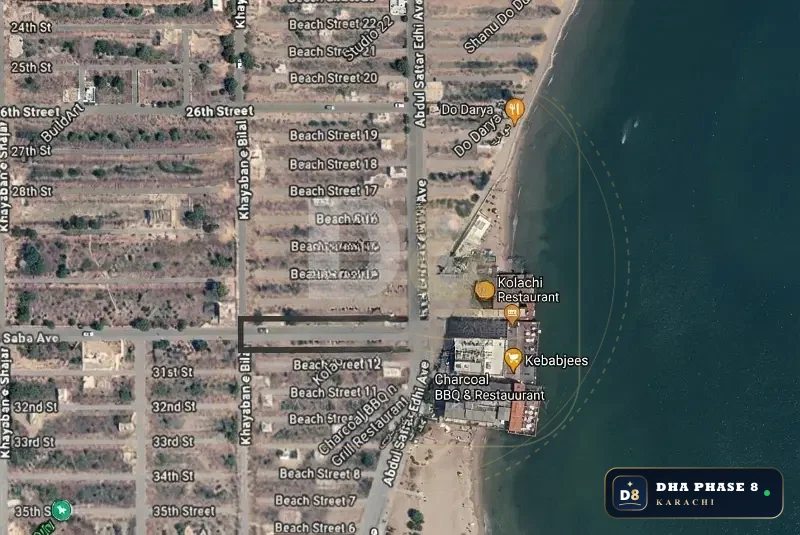 1,000 Sq Yd Residential Plot for Sale in Zone C, DHA Phase 8