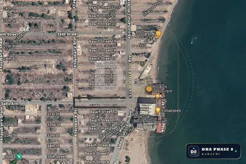 1,000 Sq Yd Residential Plot for Sale in Zone C, DHA Phase 8