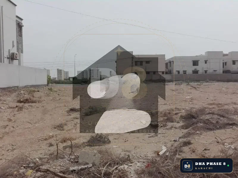500 Sq Yd Residential Plot for Sale in Phase 8, DHA Phase 8 | West Open