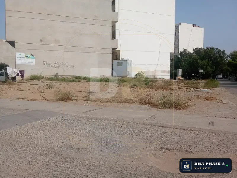 100 Sq Yd Commercial Plot for Sale in Phase 8, DHA Phase 8 | Corner Location