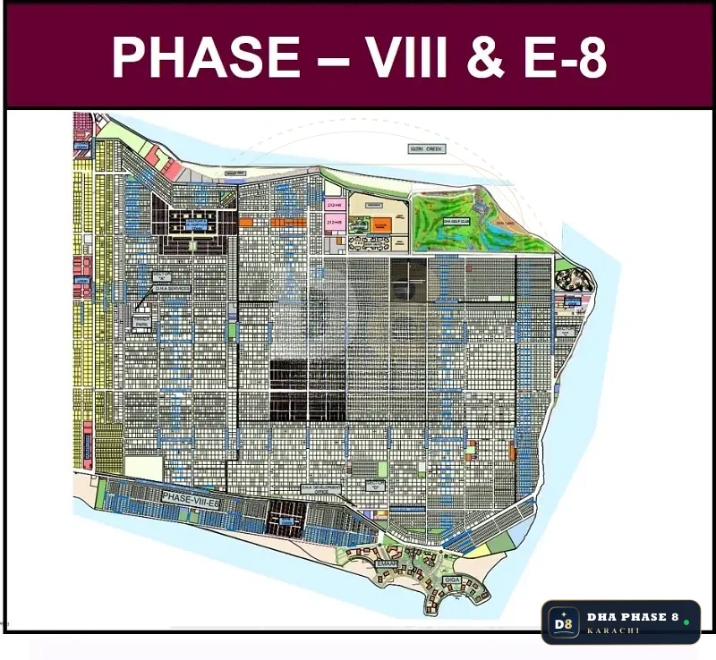 500 Sq Yd Residential Plot for Sale in Zone C, DHA Phase 8