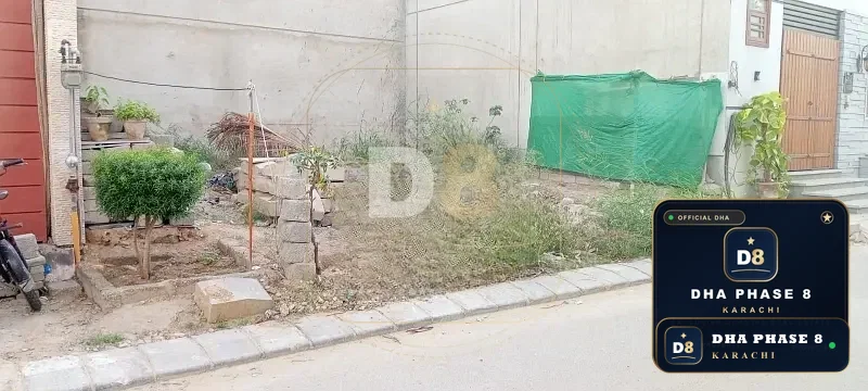 100 Sq Yd Residential Plot for Sale in Phase 8, DHA Phase 8 | West Open