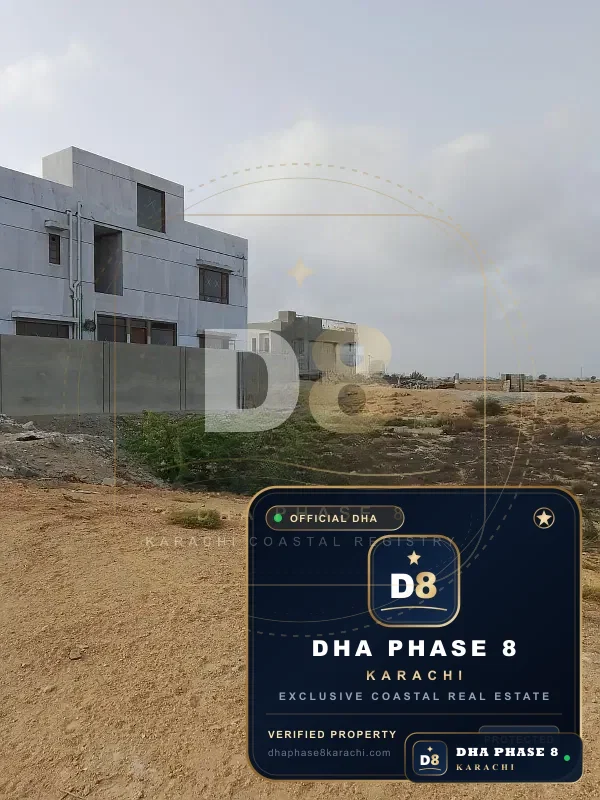 600 Sq Yd Residential Plot for Sale in Zone D, DHA Phase 8