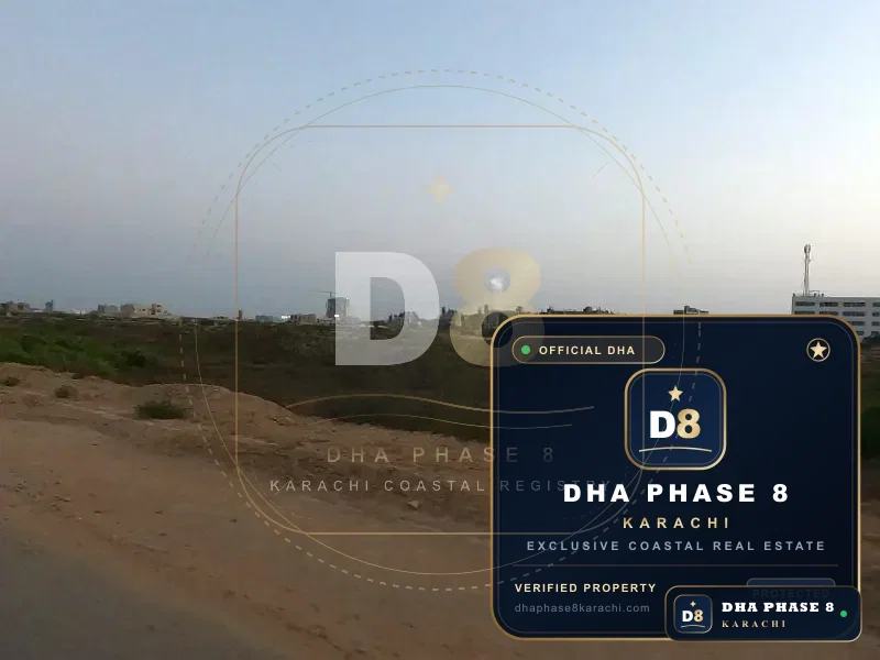 1,000 Sq Yd Residential Plot for Sale in Phase 8, DHA Phase 8