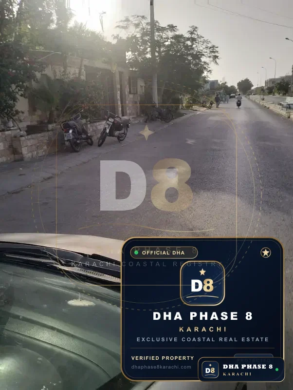 500 Sq Yd Residential Plot for Sale in Zone A, DHA Phase 8 | West Open