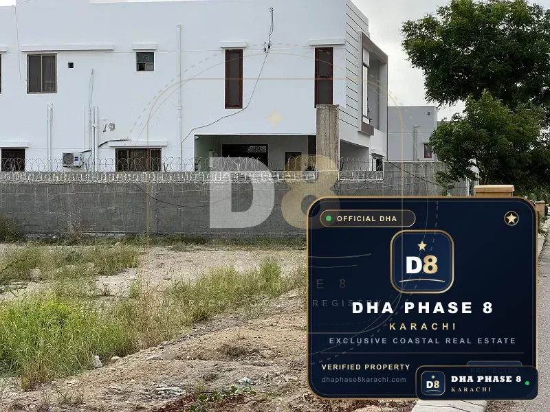 500 Sq Yd Residential Plot for Sale in Khayaban-e-Shujaat, DHA Phase 8 | Brand New