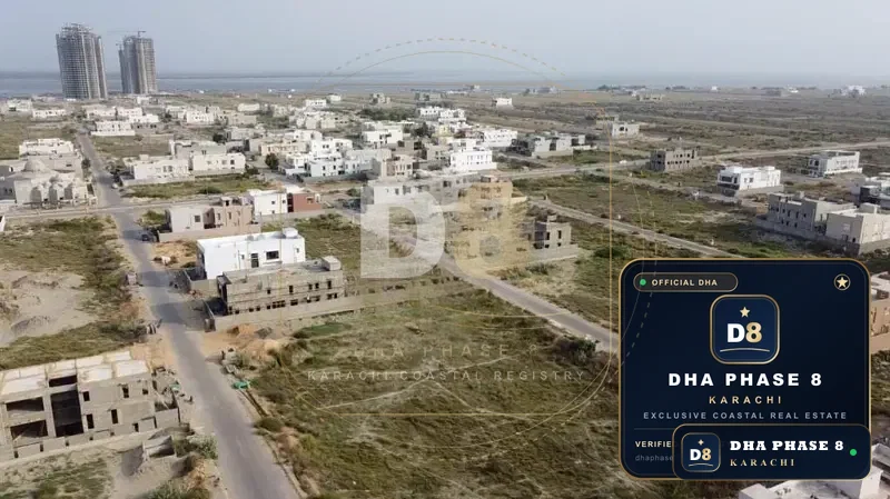 1,000 Sq Yd Residential Plot for Sale in Phase 8, DHA Phase 8